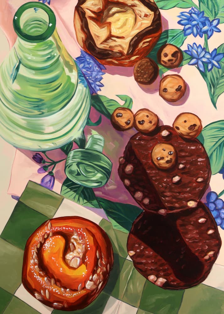 Sweet Picnic Treats by Anna Zdanowicz — canvas wall art