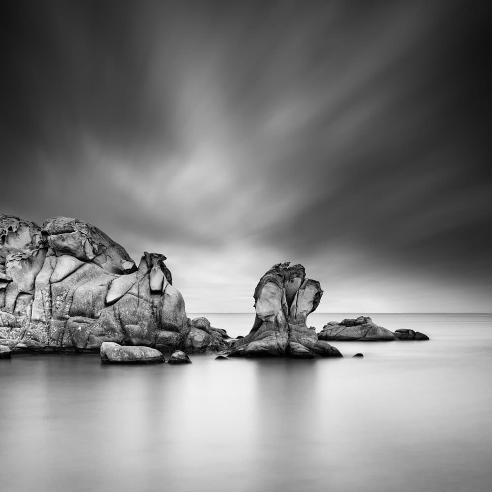 Coastal Rock Serenity by George Digalakis — canvas wall art