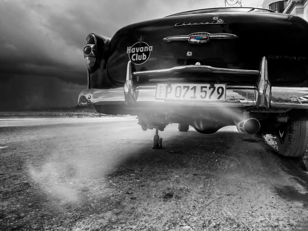 Roadside Cuban Classic by Svetlin Yosifov — canvas wall art