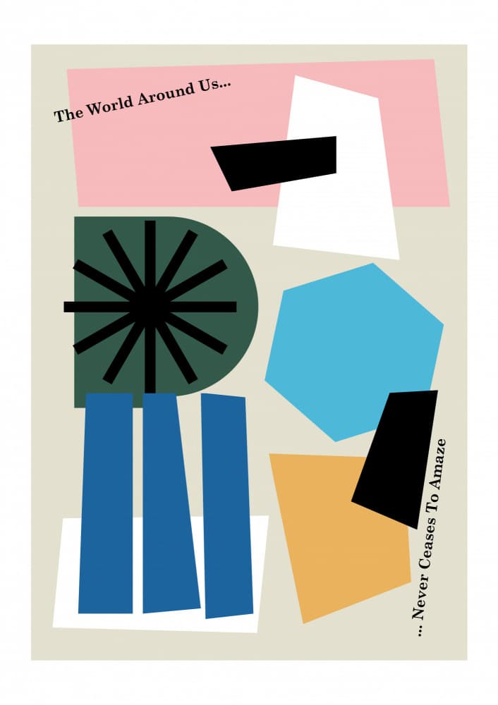 Modern Abstract Composition by Frances Collett — canvas wall art