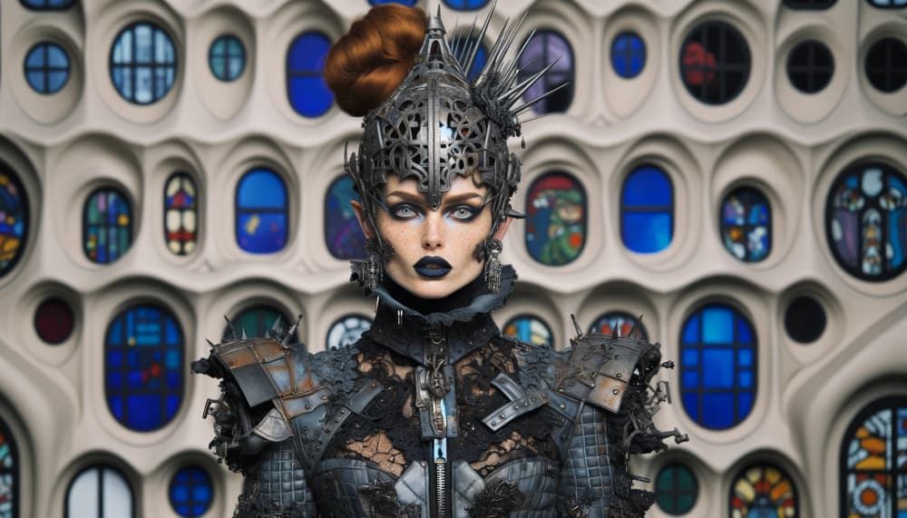 Gothic Warrior Queen by David Galan — canvas wall art