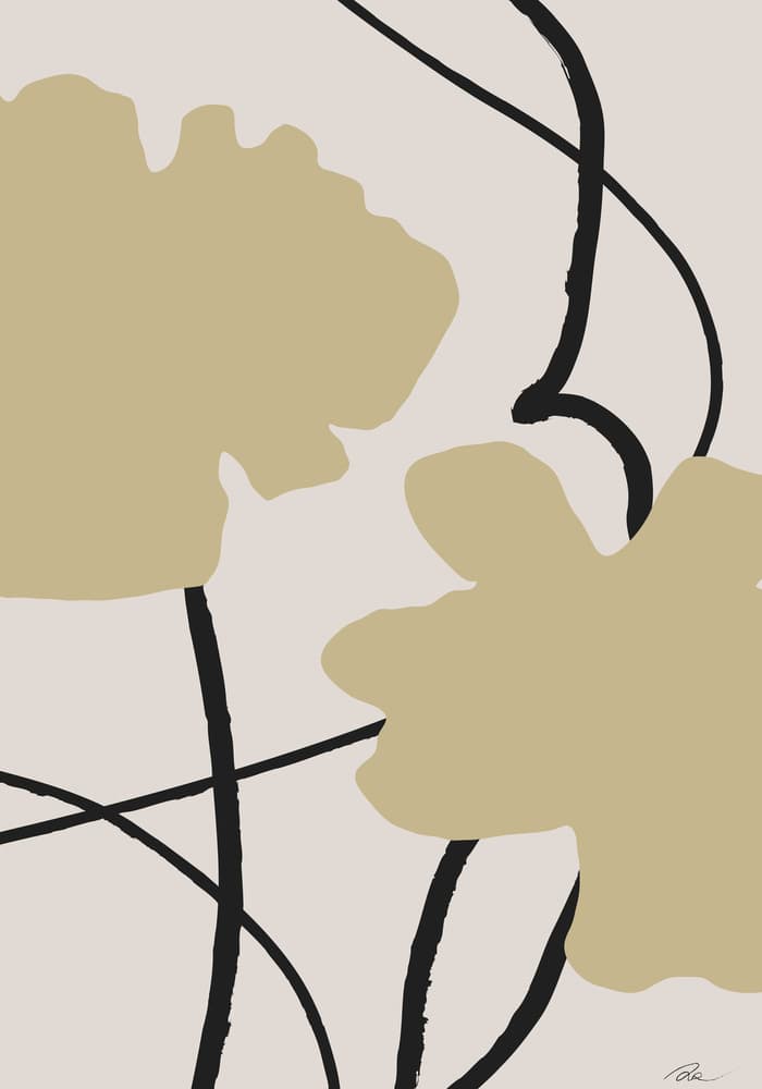 Abstract Organic Shapes by Pictufy Studio II — canvas wall art