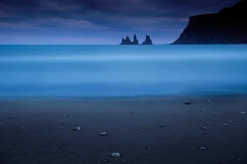 Blue Hour Sea Stacks by Amnon Eichelberg — canvas wall art