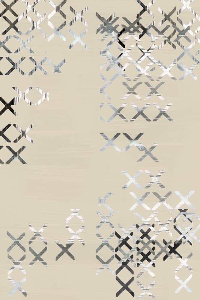 Geometric Cross Pattern by cartissi — canvas wall art