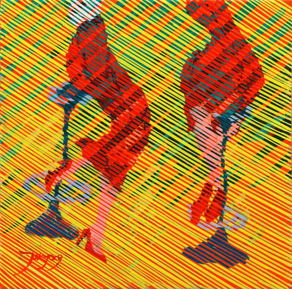 Stylish Bar Scene by Jukyong Park — canvas wall art