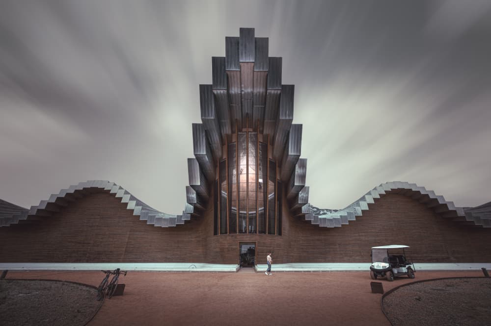 Striking Winery Architecture by Marc Huybrighs — canvas wall art