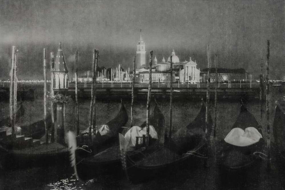 Venice Evening Gondolas by Leonid Yermoshkin — canvas wall art