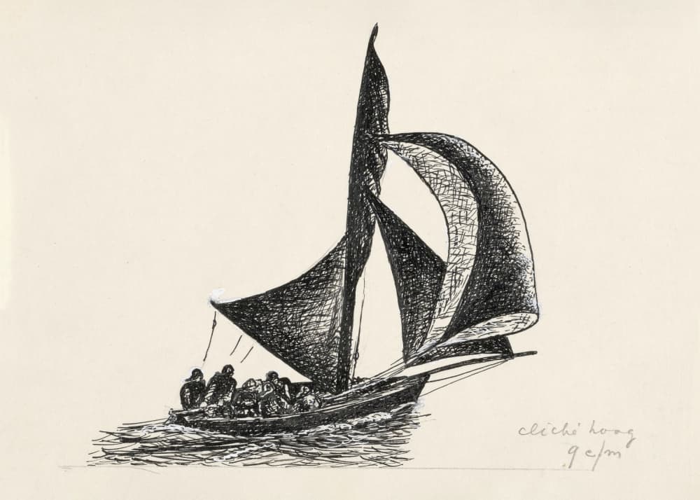 Zeilschip (1934–1936) by Leo Gestel — canvas wall art