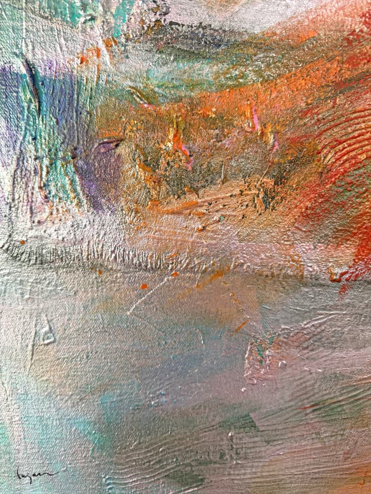 Turbulent Layers by Dorothy Fagan — canvas wall art