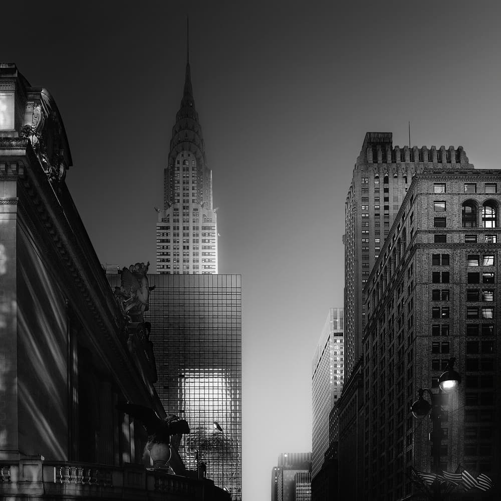 Chrysler Building Grandeur by Akira TAKAUE — canvas wall art