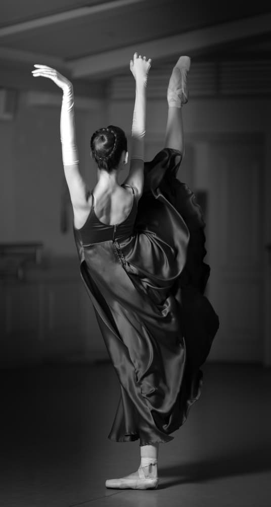 Ballet Arabesque by Oles Paritskiy — canvas wall art