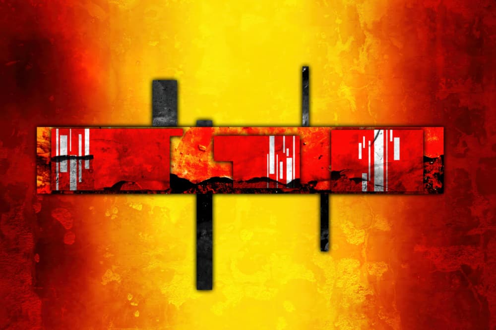 Textured Abstract Design by Rafal Kulik — canvas wall art