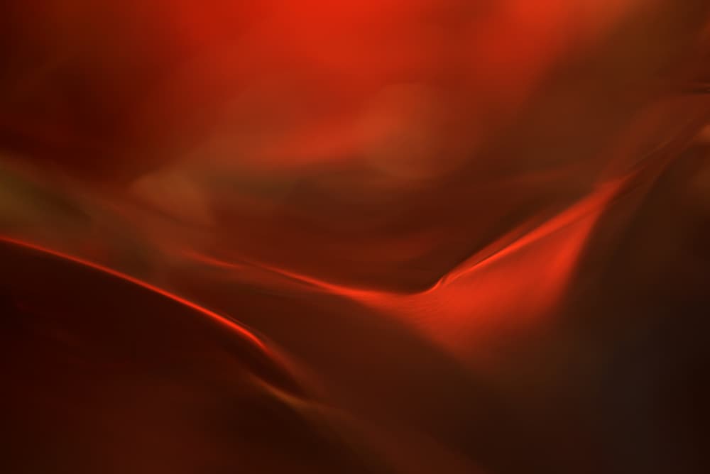 Fluid Red Glow by Heidi Westum — canvas wall art