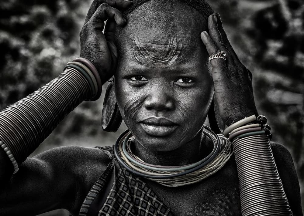 Intense African Gaze by Joxe Inazio Kuesta Garmendia — canvas wall art