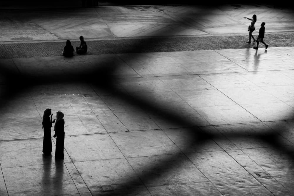 People And Shadows by Hafiz Ismail — canvas wall art