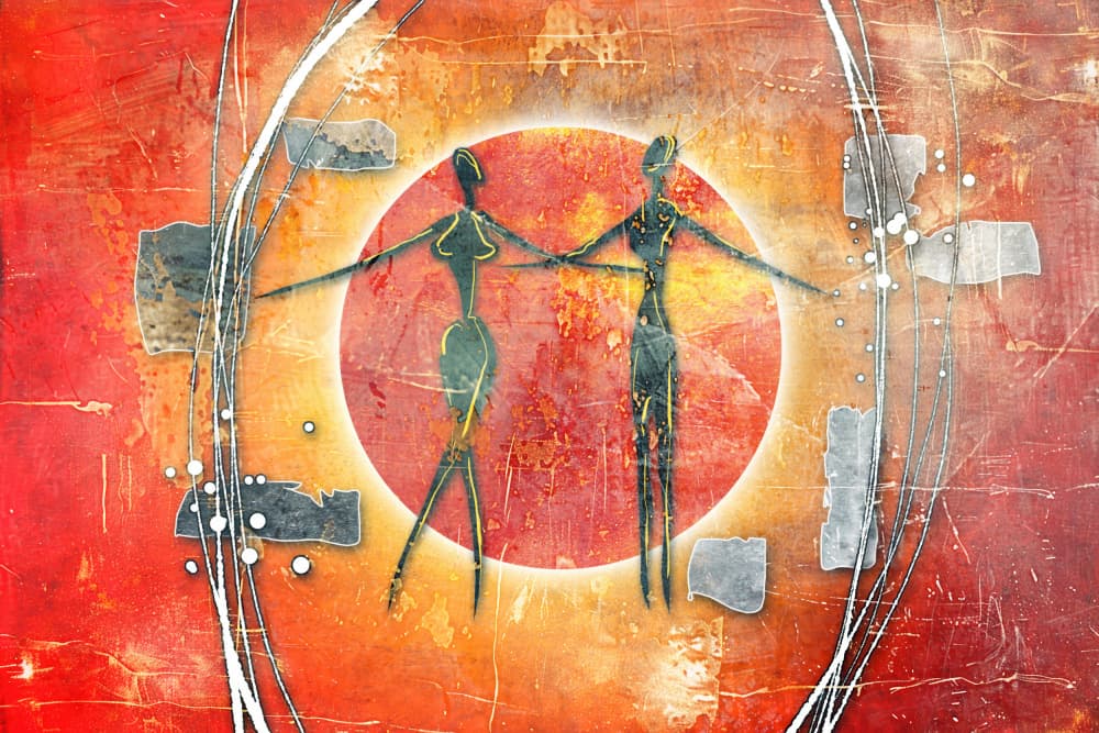 Warm Connection by Rafal Kulik — canvas wall art