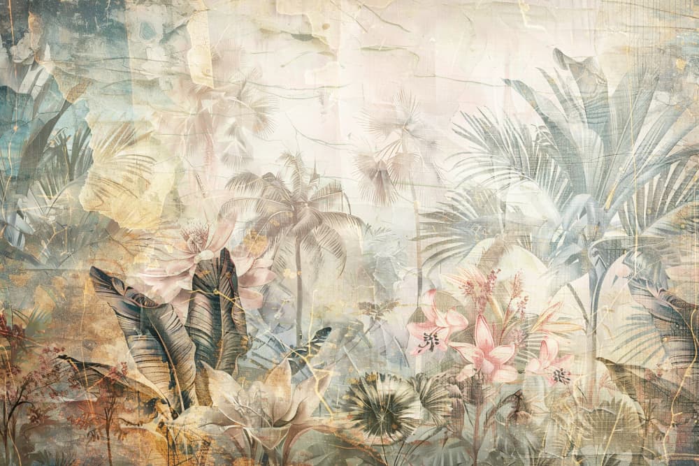 Vintage Tropical Dream by Rafal Kulik — canvas wall art