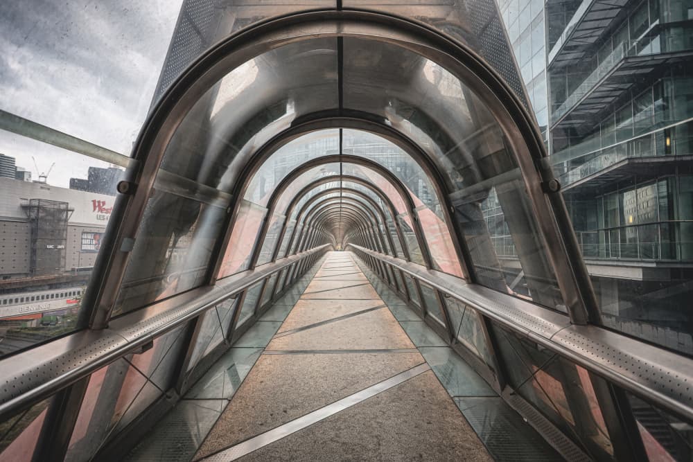 Sleek City Passage by Bruno Flour — canvas wall art