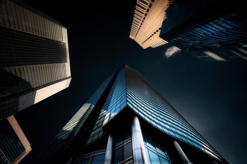 Skyscraper Reflections by Daiki Suzuki — canvas wall art