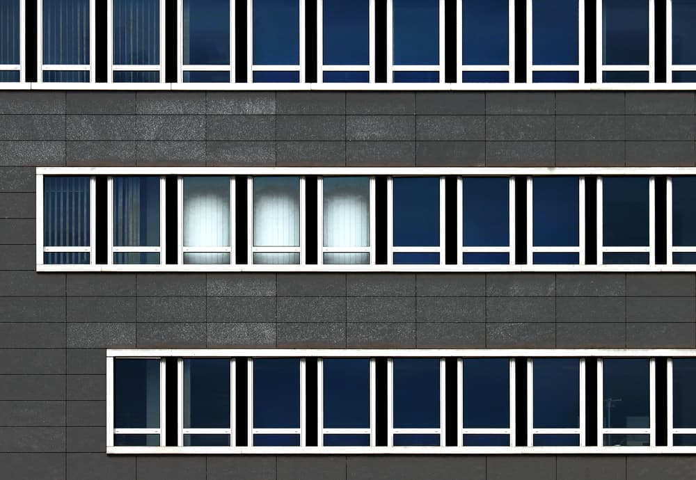 Geometric Building Facade by Hans-Wolfgang Hawerkamp — canvas wall art