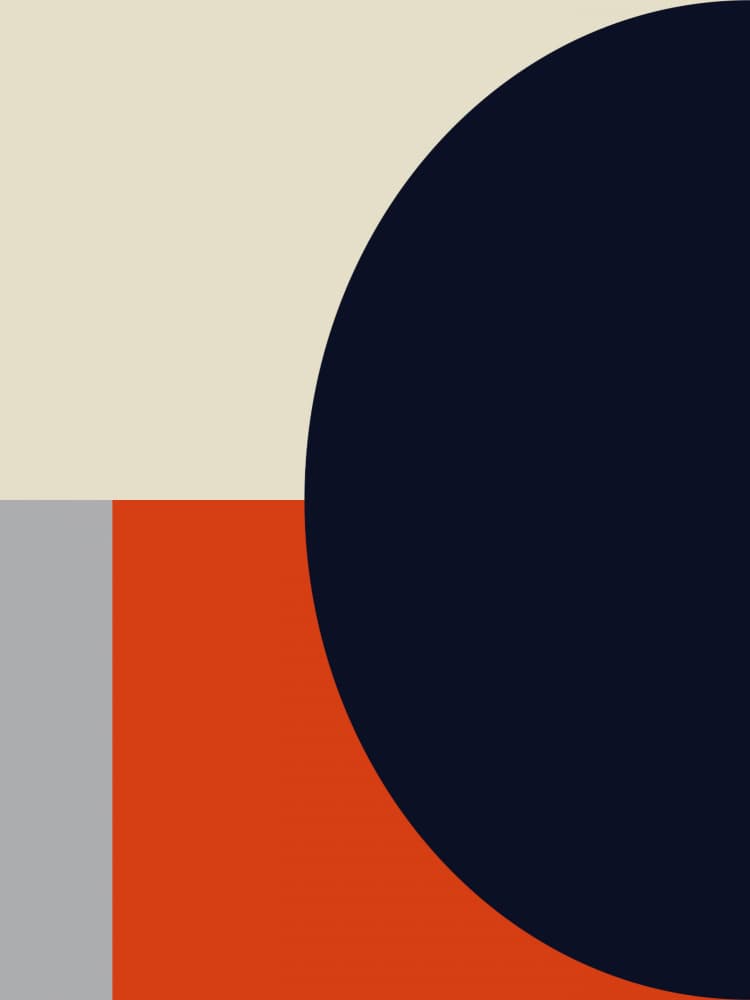 Geometric Color Block by Little Dean — canvas wall art