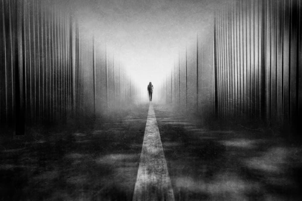 Walking Into Light by Ekkachai Khemkum — canvas wall art