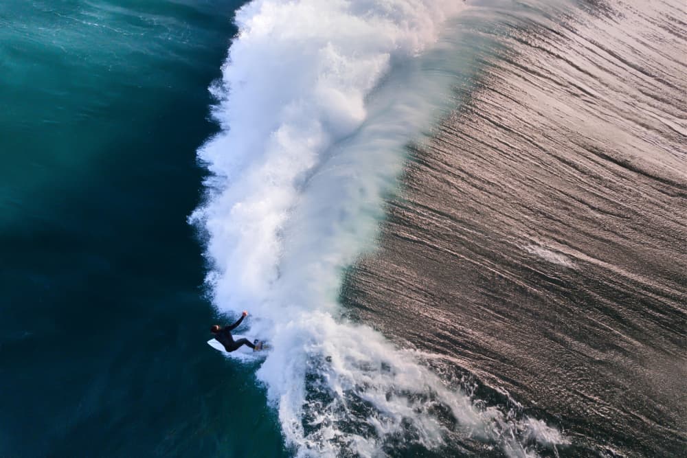 Big Wave Surfer by Alvaro Perez — canvas wall art