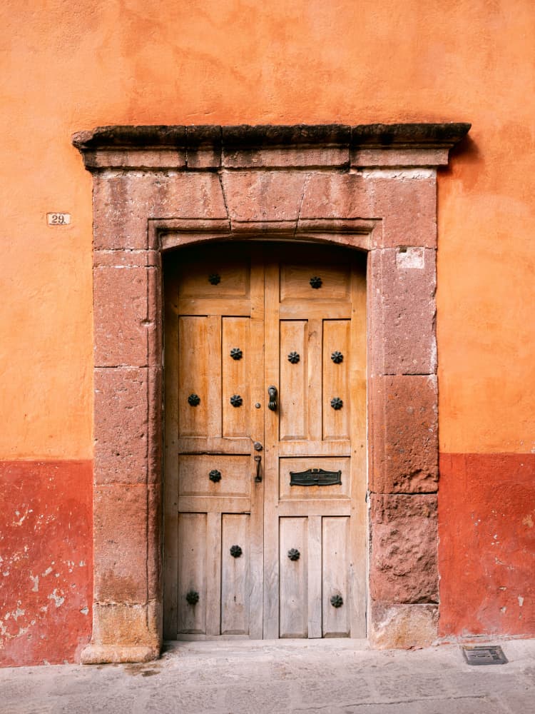 San Miguel de Allende Door | Mexico Travel Photography by Raisa Zwart — canvas wall art