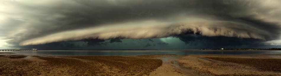 Dramatic Storm Front by Mel Brackstone — canvas wall art