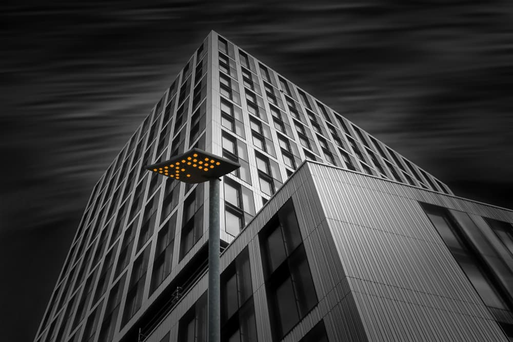 Urban Geometry Ascending by Hans-Wolfgang Hawerkamp — canvas wall art