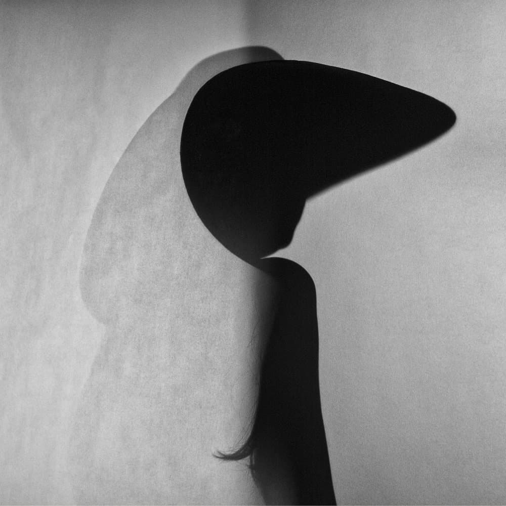 Elegant Hat Shadow by Gabriela Patrascan — canvas wall art