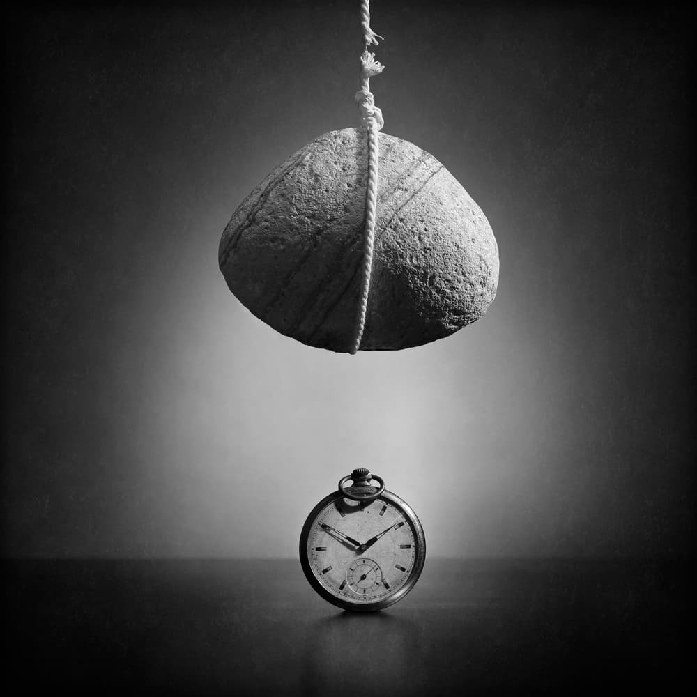 Falling Rock Watch by Victoria Glinka — canvas wall art