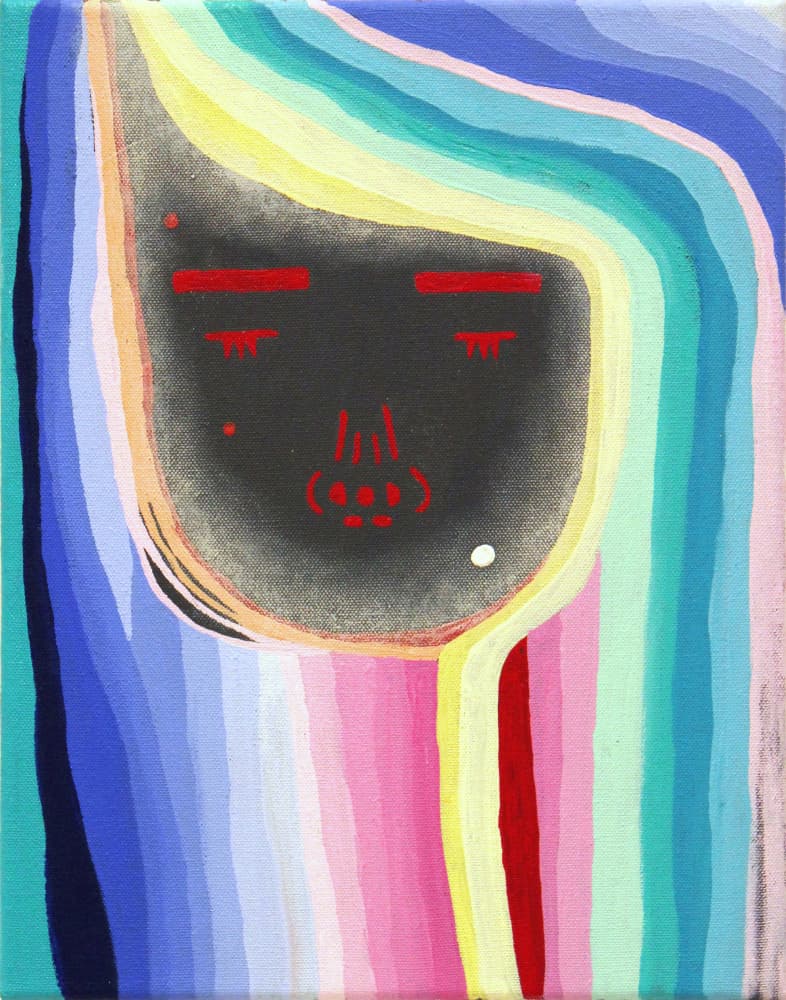 Serene Rainbow Portrait by Fedele Frost — canvas wall art