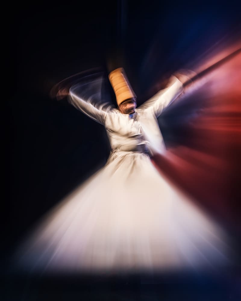 Whirling Dervish Motion by Mohamed Shawki — canvas wall art