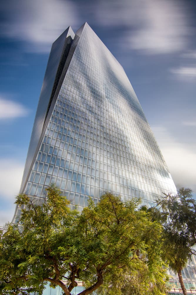 Modern Glass Skyscraper by Azriel Yakubovitch — canvas wall art