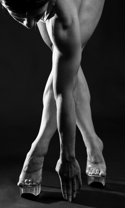 Elegant Dance Pose by MagnusPhotos — canvas wall art