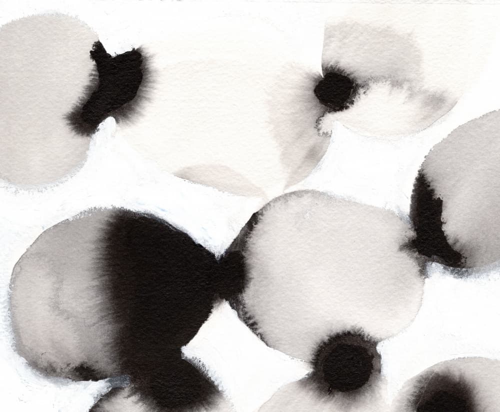 Organic Ink Blots by Janel Bragg — canvas wall art