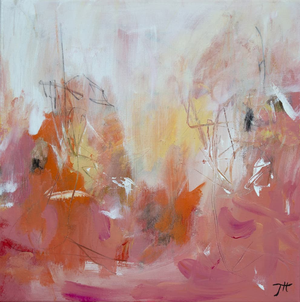 Blush Pink Vibrance by Tove Höglund — canvas wall art