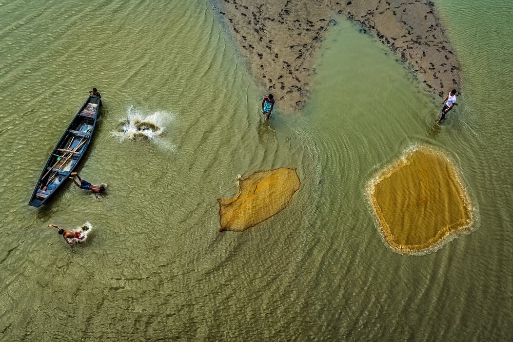 Fishing Time by Saurabh Sirohiya — canvas wall art