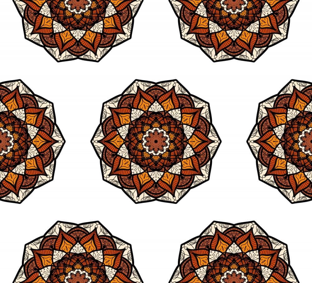 Ornate Mandala Pattern by Marika Barsrsind — canvas wall art