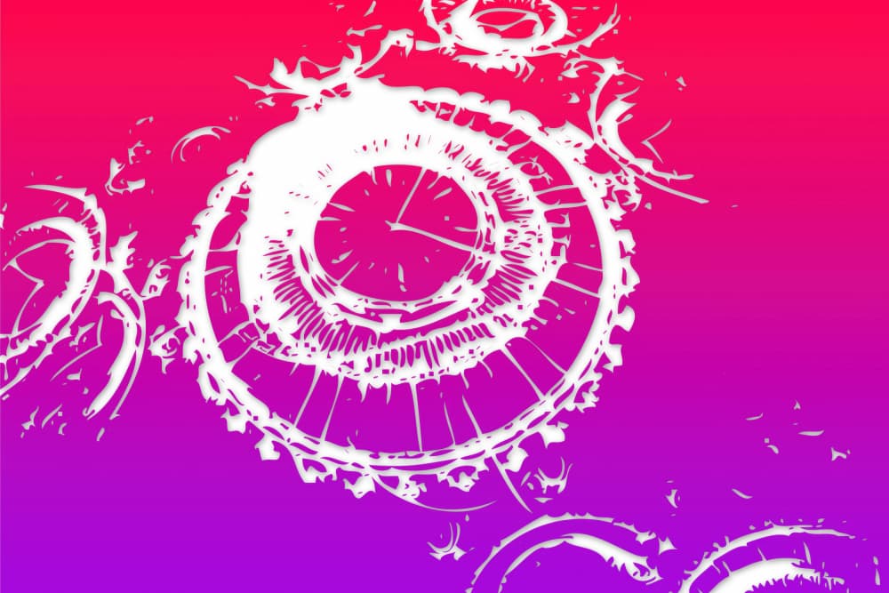 Abstract Time Gears by Rafal Kulik — canvas wall art