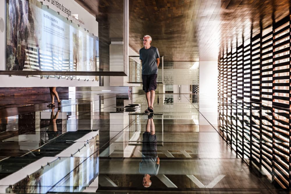 Modern Museum Reflections by Frank Hinsberger — canvas wall art