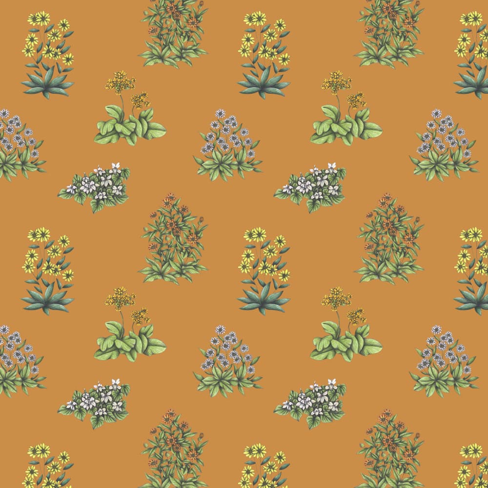 Wildflower Garden Pattern by Cecilia Battaini — canvas wall art