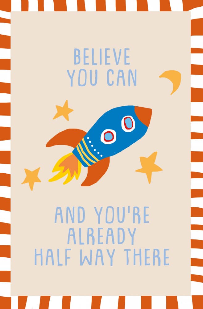 Believe You Can Journey by Aylin Demir — canvas wall art