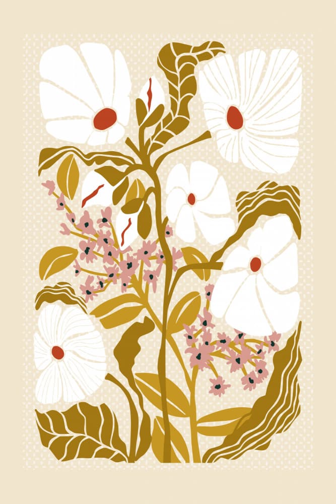Modern Botanical Garden by Annick — canvas wall art