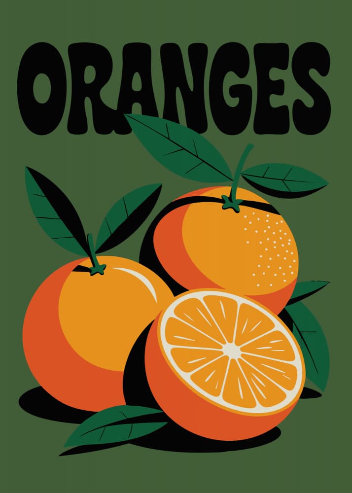 Groovy Orange Harvest