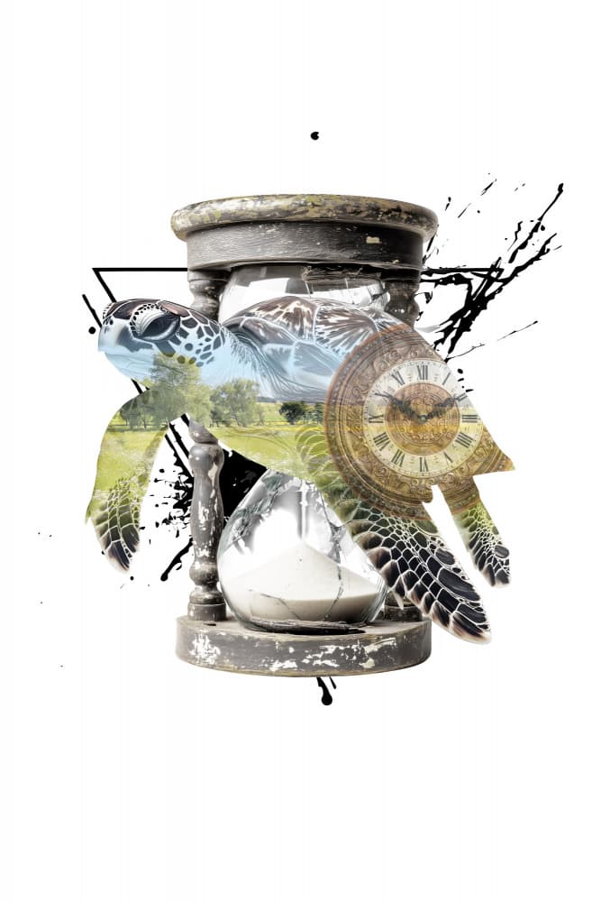 Timeless Turtle Journey by Rafal Kulik — canvas wall art