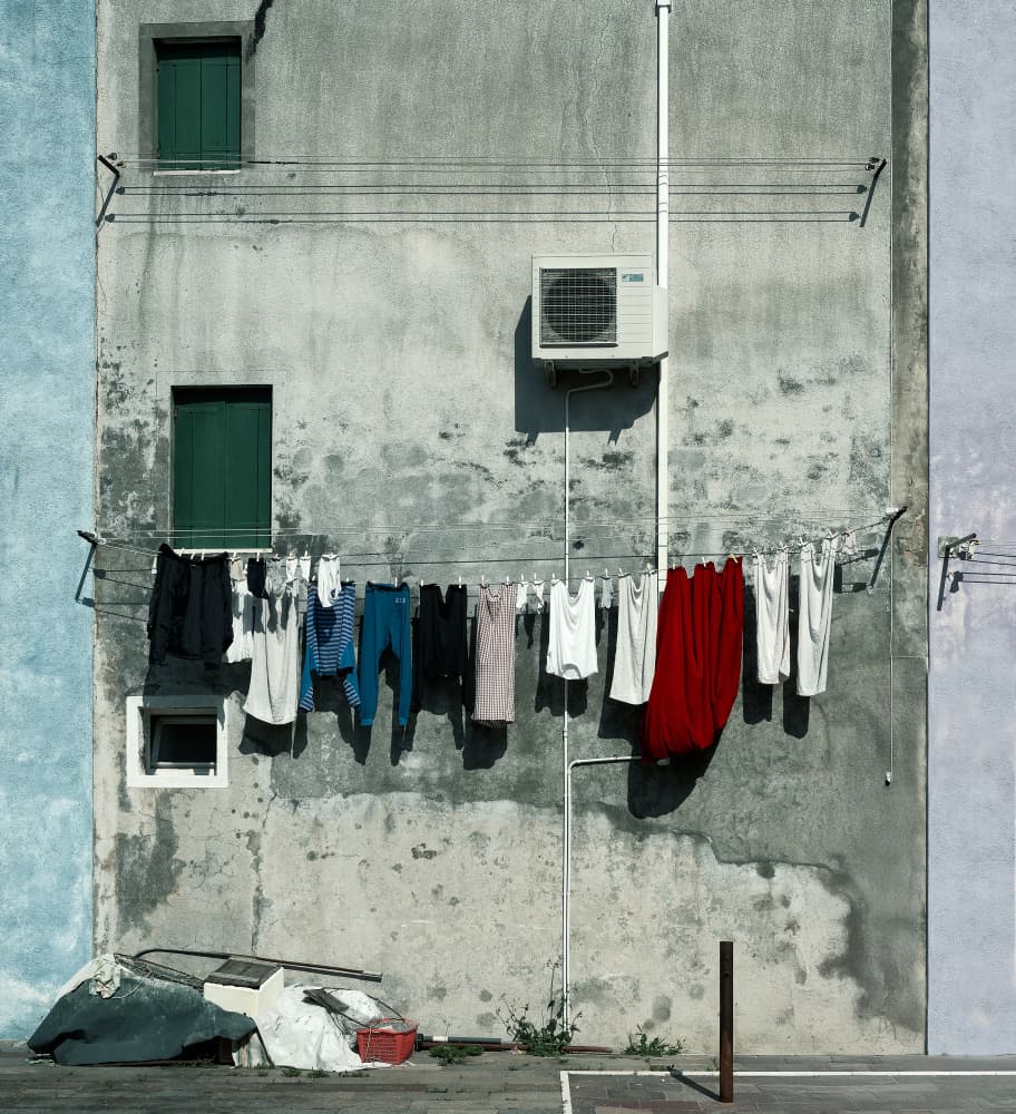 Urban Laundry Lines by Tommaso Pessotto — canvas wall art