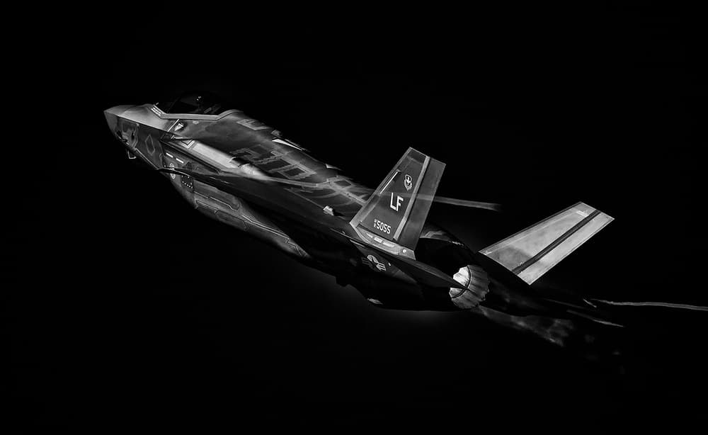 Stealth Jet Power by Henry Zhao — canvas wall art