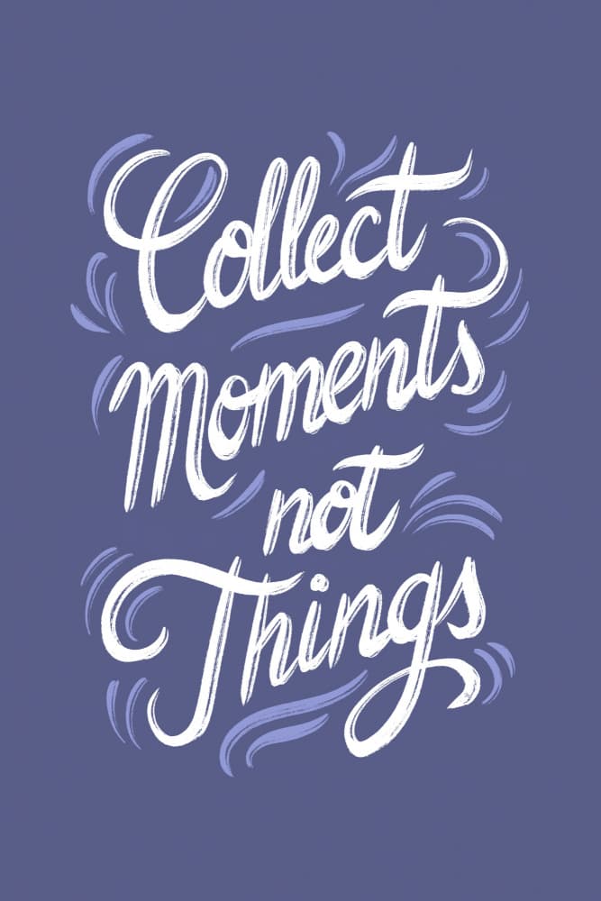 Moments Over Material Things by Martina — canvas wall art